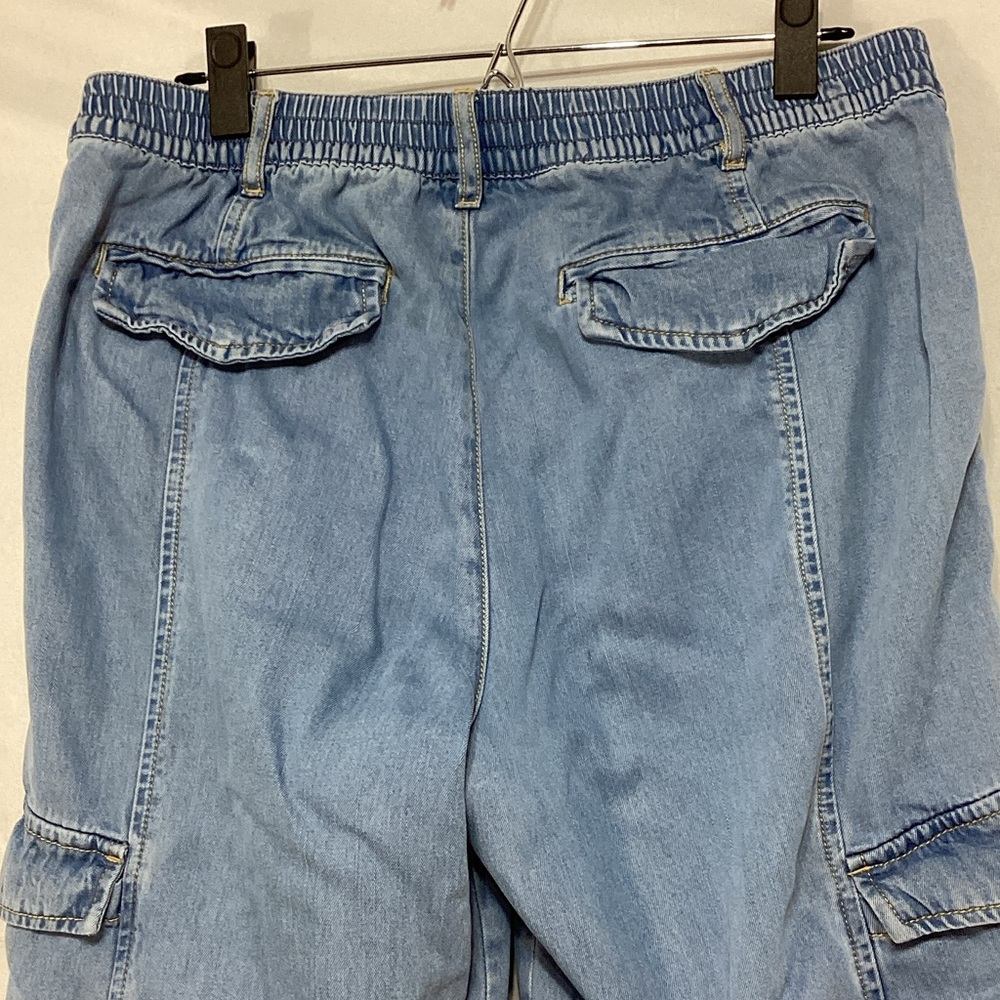 Sanctuary large Blue Cargo Jogger Jean Pants - Picture 7 of 15